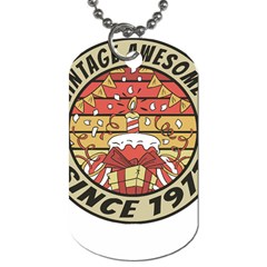 Vintage 1971 T- Shirt Vintage 1971 T- Shirt Dog Tag (one Side) by maxcute