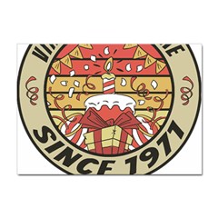 Vintage 1971 T- Shirt Vintage 1971 T- Shirt Sticker A4 (10 Pack) by maxcute