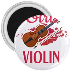 Violin T- Shirt Cool Girls Play Violin T- Shirt 3  Magnets by maxcute