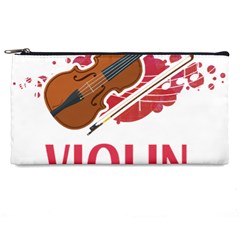 Violin T- Shirt Cool Girls Play Violin T- Shirt Pencil Case by maxcute