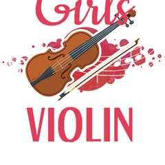 Violin T- Shirt Cool Girls Play Violin T- Shirt Play Mat (rectangle) by maxcute