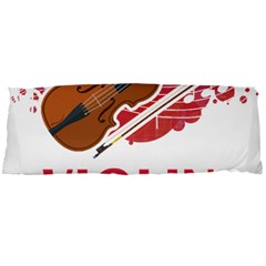 Violin T- Shirt Cool Girls Play Violin T- Shirt Body Pillow Case Dakimakura (two Sides) by maxcute