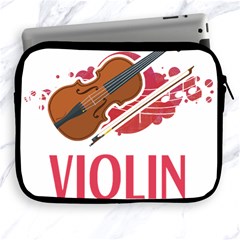 Violin T- Shirt Cool Girls Play Violin T- Shirt Apple Ipad 2/3/4 Zipper Cases by maxcute