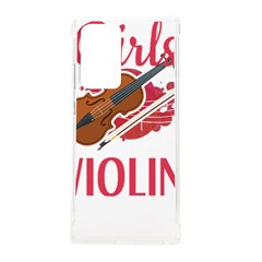 Violin T- Shirt Cool Girls Play Violin T- Shirt Samsung Galaxy Note 20 Ultra Tpu Uv Case by maxcute