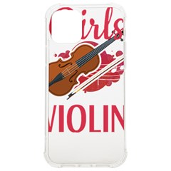 Violin T- Shirt Cool Girls Play Violin T- Shirt Iphone 12/12 Pro Tpu Uv Print Case by maxcute