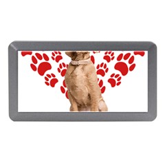 Vizsla Gifts T- Shirt Cool Vizsla Valentine Heart Paw Vizsla Dog Lover Valentine Costume T- Shirt Memory Card Reader (mini) by maxcute