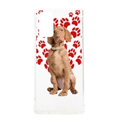 Vizsla Gifts T- Shirt Cool Vizsla Valentine Heart Paw Vizsla Dog Lover Valentine Costume T- Shirt Samsung Galaxy Note 20 Tpu Uv Case by maxcute