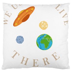 We Used To Live There T- Shirt We Used To Live There T- Shirt Standard Premium Plush Fleece Cushion Case (two Sides) by maxcute