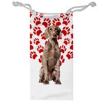 Weimaraner Gifts T- Shirt Cool Weimaraner Valentine Heart Paw Weimaraner Dog Lover Valentine Costume Jewelry Bag Front