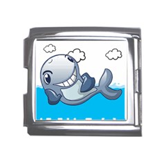 Whale Lovers T- Shirt Cute Whale Kids Water Sarcastic But Do I Have To  T- Shirt Mega Link Italian Charm (18mm)