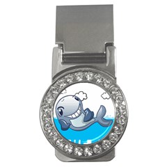 Whale Lovers T- Shirt Cute Whale Kids Water Sarcastic But Do I Have To  T- Shirt Money Clips (cz)  by maxcute