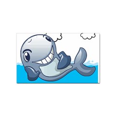 Whale Lovers T- Shirt Cute Whale Kids Water Sarcastic But Do I Have To  T- Shirt Sticker Rectangular (10 Pack) by maxcute