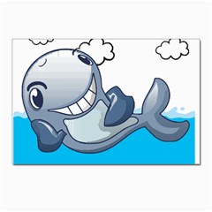 Whale Lovers T- Shirt Cute Whale Kids Water Sarcastic But Do I Have To  T- Shirt Postcards 5  X 7  (pkg Of 10) by maxcute