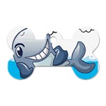 Whale Lovers T- Shirt Cute Whale Kids Water Sarcastic But Do I Have To  T- Shirt Dog Tag Bone (Two Sides) Front