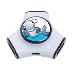 Whale Lovers T- Shirt Cute Whale Kids Water Sarcastic But Do I Have To  T- Shirt 3-port Usb Hub by maxcute