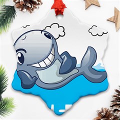 Whale Lovers T- Shirt Cute Whale Kids Water Sarcastic But Do I Have To  T- Shirt Snowflake Ornament (two Sides)