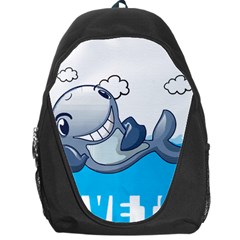 Whale Lovers T- Shirt Cute Whale Kids Water Sarcastic But Do I Have To  T- Shirt Backpack Bag by maxcute