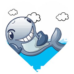 Whale Lovers T- Shirt Cute Whale Kids Water Sarcastic But Do I Have To  T- Shirt Wooden Puzzle Heart by maxcute