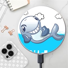 Whale Lovers T- Shirt Cute Whale Kids Water Sarcastic But Do I Have To  T- Shirt Wireless Charger by maxcute