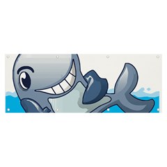 Whale Lovers T- Shirt Cute Whale Kids Water Sarcastic But Do I Have To  T- Shirt Banner And Sign 8  X 3 