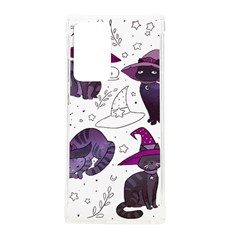 Witch Cat T- Shirt Cute Fantasy Space Witch Cats T- Shirt Samsung Galaxy Note 20 Ultra Tpu Uv Case