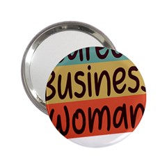 Woman T- Shirt Career Business Woman T- Shirt 2 25  Handbag Mirrors by maxcute