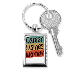 Woman T- Shirt Career Business Woman T- Shirt Key Chain (rectangle) by maxcute