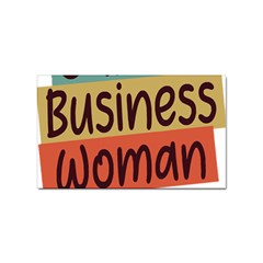 Woman T- Shirt Career Business Woman T- Shirt Sticker Rectangular (10 Pack) by maxcute