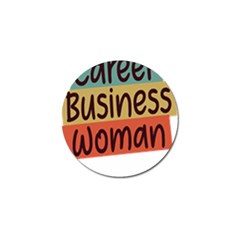 Woman T- Shirt Career Business Woman T- Shirt Golf Ball Marker by maxcute