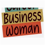 Woman T- Shirt Career Business Woman T- Shirt Large Glasses Cloth Front