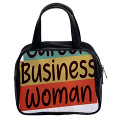 Woman T- Shirt Career Business Woman T- Shirt Classic Handbag (two Sides)