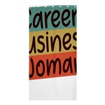 Woman T- Shirt Career Business Woman T- Shirt Shower Curtain 36  x 72  (Stall)  Curtain(36 X72 ) - 33.26 x66.24  Curtain(36 X72 )