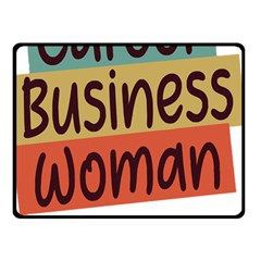 Woman T- Shirt Career Business Woman T- Shirt Fleece Blanket (small)