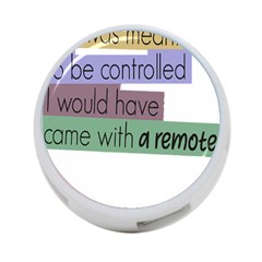 Woman T- Shirt If I Was Meant To Be Controlled I Would Have Came With A Remote T- Shirt (1) 4-port Usb Hub (two Sides) by maxcute