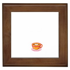 Women And Coffee T- Shirt Women All Around The World Take Their Coffee Differently  T- Shirt Framed Tile by maxcute