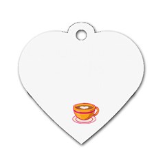 Women And Coffee T- Shirt Women All Around The World Take Their Coffee Differently  T- Shirt Dog Tag Heart (two Sides) by maxcute