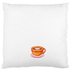 Women And Coffee T- Shirt Women All Around The World Take Their Coffee Differently  T- Shirt Large Cushion Case (one Side) by maxcute