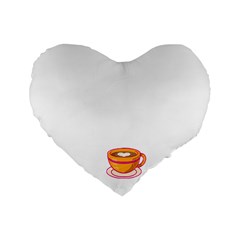 Women And Coffee T- Shirt Women All Around The World Take Their Coffee Differently  T- Shirt Standard 16  Premium Heart Shape Cushions