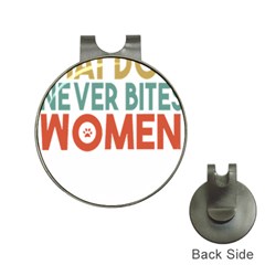 Women And Girls T- Shirtthat Dog Never Bites Women  T- Shirt Hat Clips With Golf Markers by maxcute