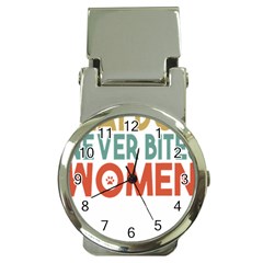 Women And Girls T- Shirtthat Dog Never Bites Women  T- Shirt Money Clip Watches by maxcute