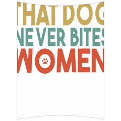 Women And Girls T- Shirtthat Dog Never Bites Women  T- Shirt Back Support Cushion by maxcute