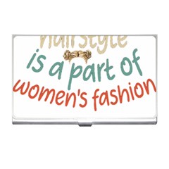 Women Empowerment Inspiring Quote Femin T- Shirt Women Empowerment Inspiring Quote Feminist Tee For Business Card Holder by maxcute