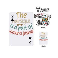 Women Empowerment Inspiring Quote Femin T- Shirt Women Empowerment Inspiring Quote Feminist Tee For Playing Cards 54 Designs (mini) by maxcute