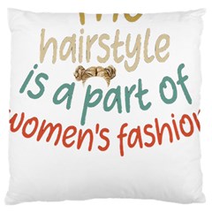 Women Empowerment Inspiring Quote Femin T- Shirt Women Empowerment Inspiring Quote Feminist Tee For Large Cushion Case (one Side) by maxcute