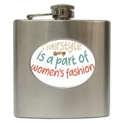 Women Empowerment Inspiring Quote Femin T- Shirt Women Empowerment Inspiring Quote Feminist Tee For Hip Flask (6 Oz) by maxcute