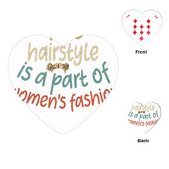 Women Empowerment Inspiring Quote Femin T- Shirt Women Empowerment Inspiring Quote Feminist Tee For Playing Cards Single Design (heart) by maxcute