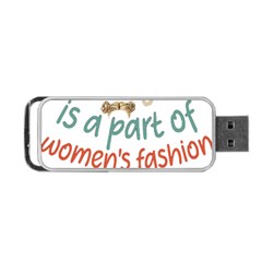 Women Empowerment Inspiring Quote Femin T- Shirt Women Empowerment Inspiring Quote Feminist Tee For Portable Usb Flash (one Side) by maxcute