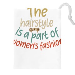 Women Empowerment Inspiring Quote Femin T- Shirt Women Empowerment Inspiring Quote Feminist Tee For Drawstring Pouch (4xl) by maxcute