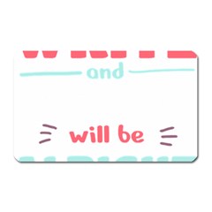 Writer Gift T- Shirt Just Write And Everything Will Be Alright T- Shirt Magnet (rectangular) by maxcute