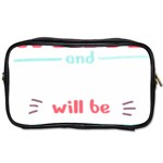 Writer Gift T- Shirt Just Write And Everything Will Be Alright T- Shirt Toiletries Bag (Two Sides) Front